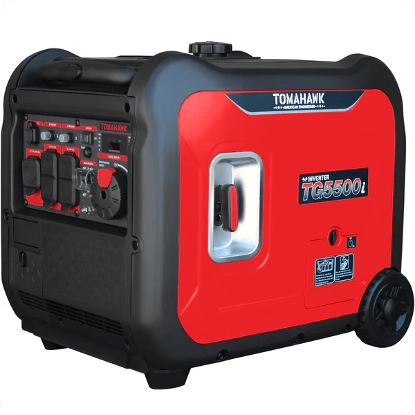 5500 Watt Inverter Generator Super Quiet Portable Gas Power Professional Use