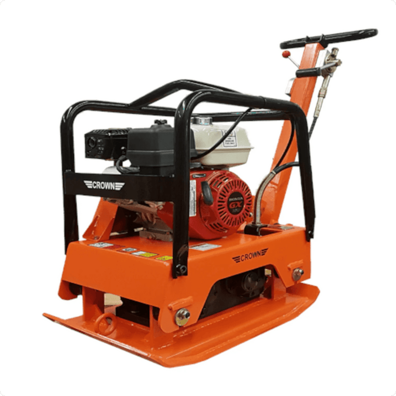 Crown Reversible Plate Compactor - Honda GX160 - 5.5 HP - 5,620 lbs/ft²