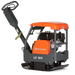 Husqvarna LG 164 reversible plate compactor with Honda engine, 450 mm width