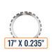 Ring saw blade from Husqvarna ELITE-RING™️ Gold Series, designed for cutting medium-hard cured concrete in wet conditions.