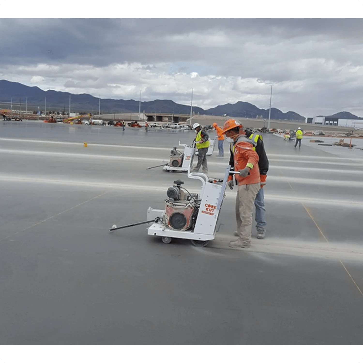 Soft Cut Concrete Saw - Core Cut - Gas - 3.625" Cut, 14" Blade