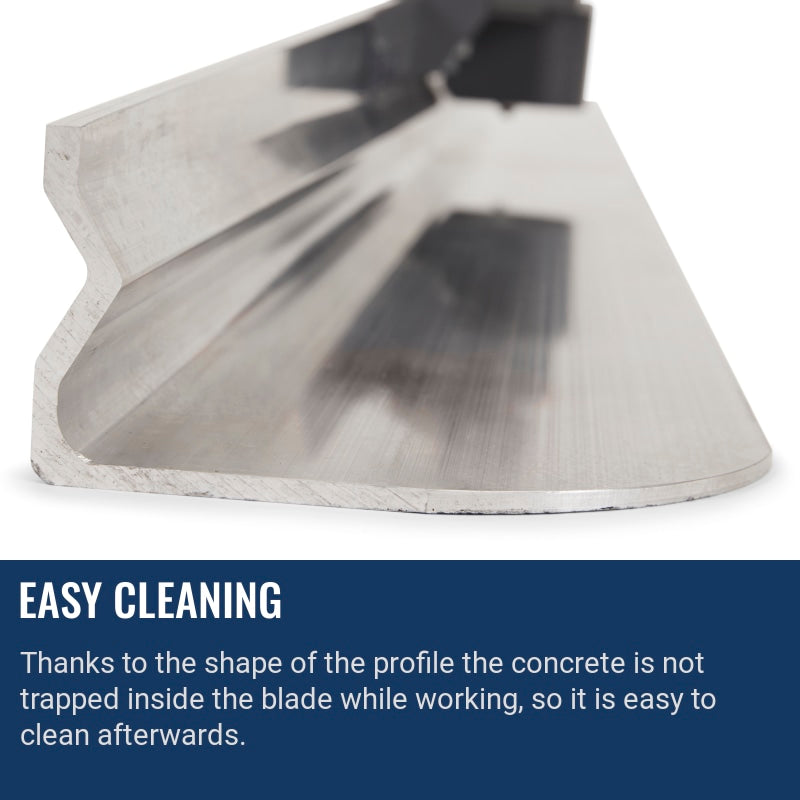 Screed blades Easy cleaning