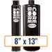 Diamond Products 8" x 13" Wet Segmented Core Drill Bit with Open End Hub for General Purpose Use