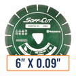 Soff cut blades - Husqvarna Elite Soff-Cut XL diamond saw blade, perfect for cutting hard, non-abrasive green concrete.