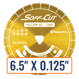 Soff cut blades showcasing Husqvarna ELITE SOFF-CUT XL Diamond Saw Blade, ideal for precision cutting in dry conditions.