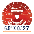 Soff cut blades by Husqvarna ELITE SOFF-CUT™️ XL, a high-performance diamond saw blade perfect for cutting medium-hard abrasive green concrete.