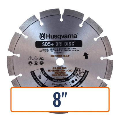 Soff Cut Saw Blades - Husqvarna Sd5+ Dri Disc