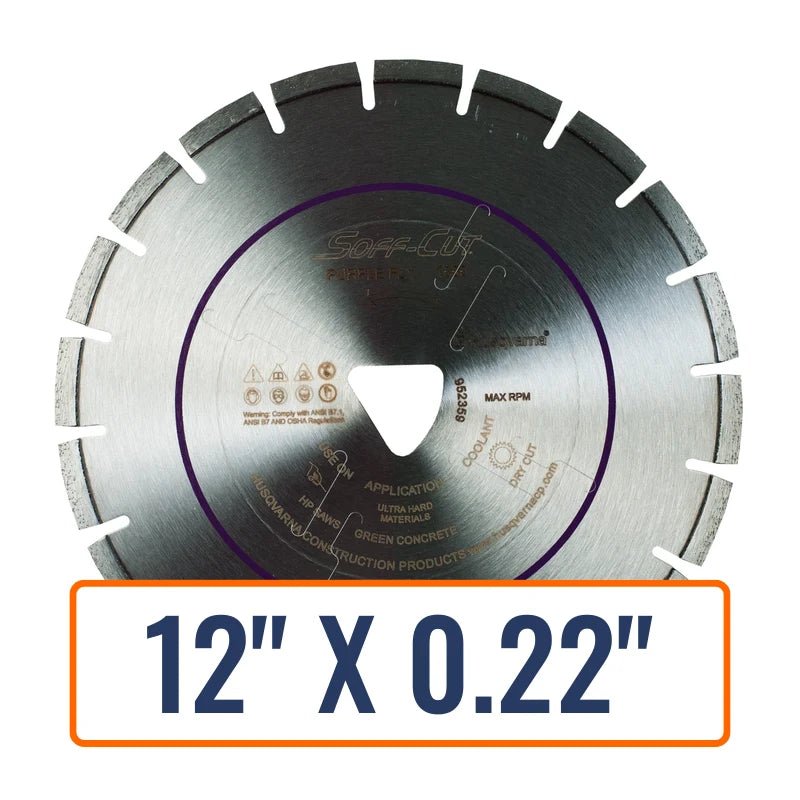 Soft Cut Concrete - Husqvarna Flx 1000 Series Purple