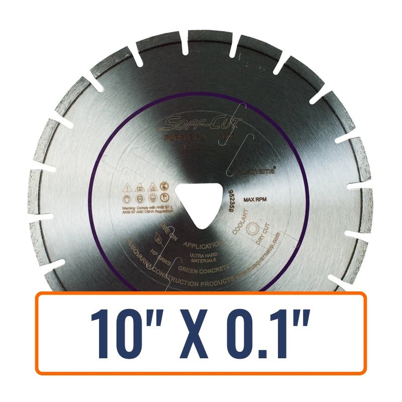 Soft Cut Concrete - Husqvarna Flx 1000 Series Purple