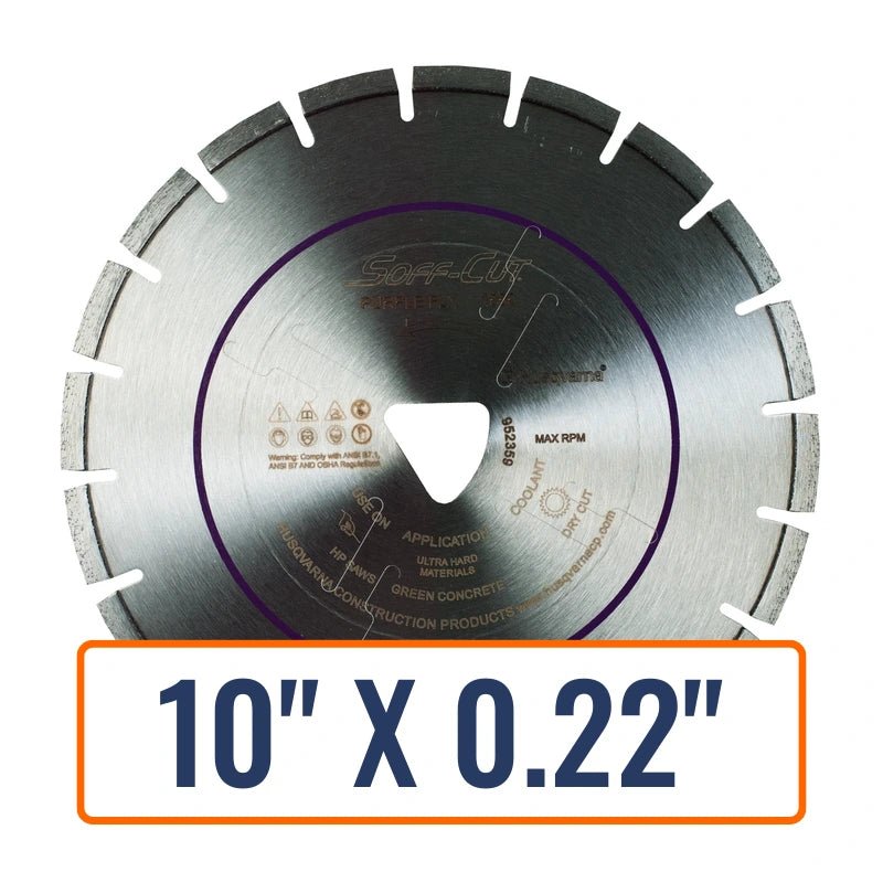 Soft Cut Concrete - Husqvarna Flx 1000 Series Purple