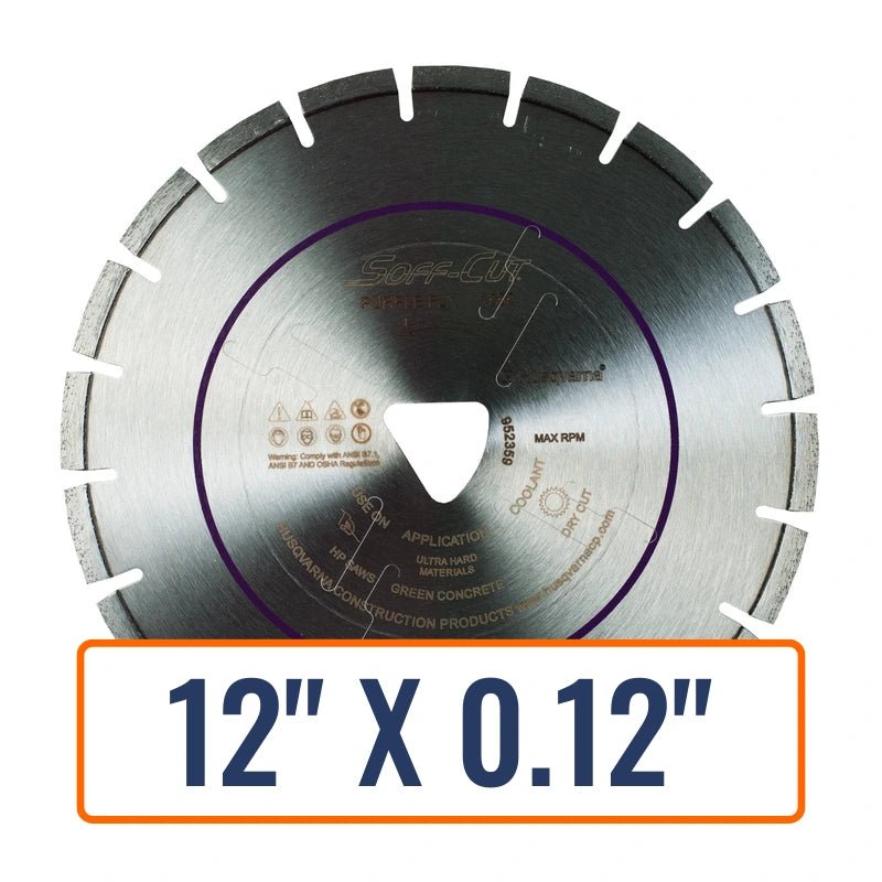 Soft Cut Concrete - Husqvarna Flx 1000 Series Purple