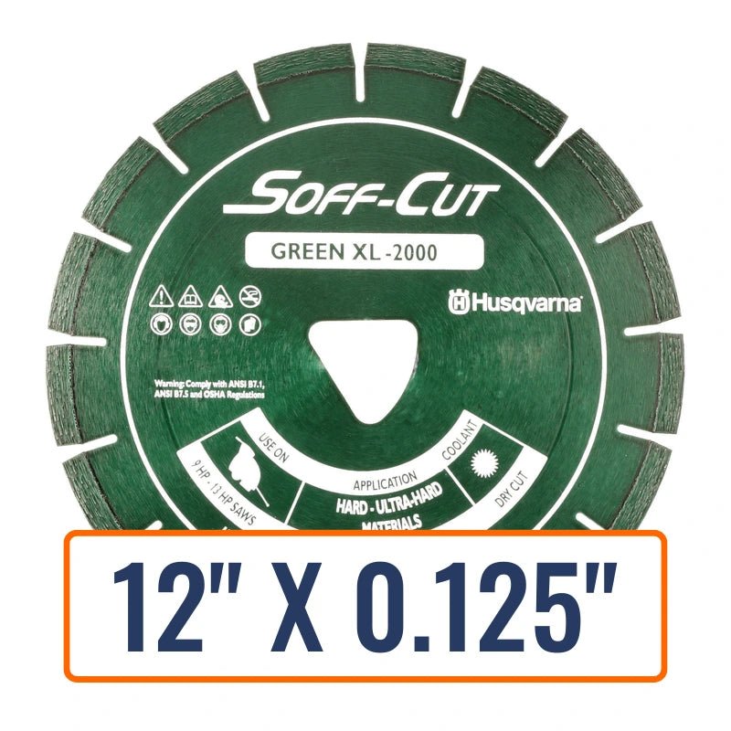 Soft Cut Concrete Saw Blades - Husqvarna Pv-1999