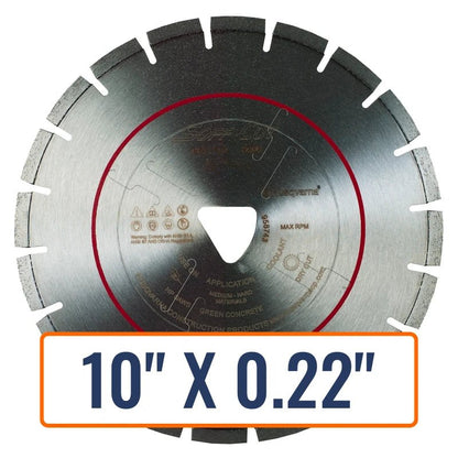 Soft Cut Concrete Saw Blades - Husqvarna Flx 3000 Series Red