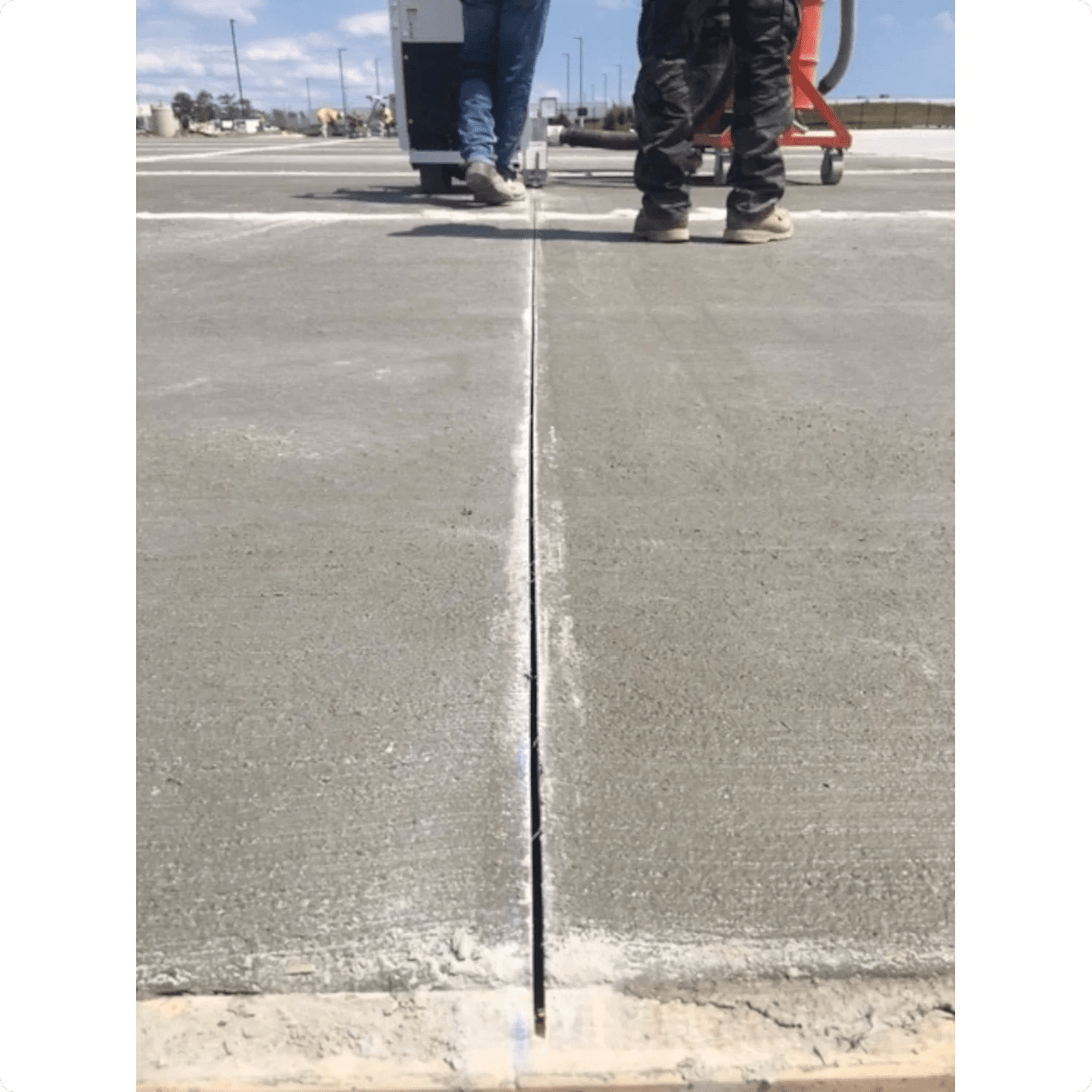 Soft Cut Concrete Saw - Core Cut - Gas - 3.625" Cut, 14" Blade