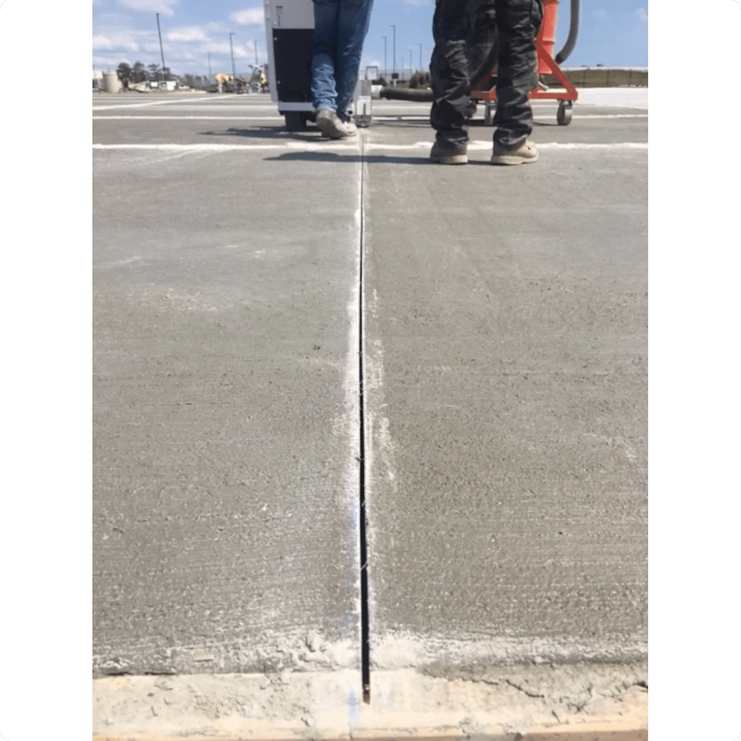 Soft Cut Concrete Saw - Core Cut - Gas - 3.625" Cut, 14" Blade