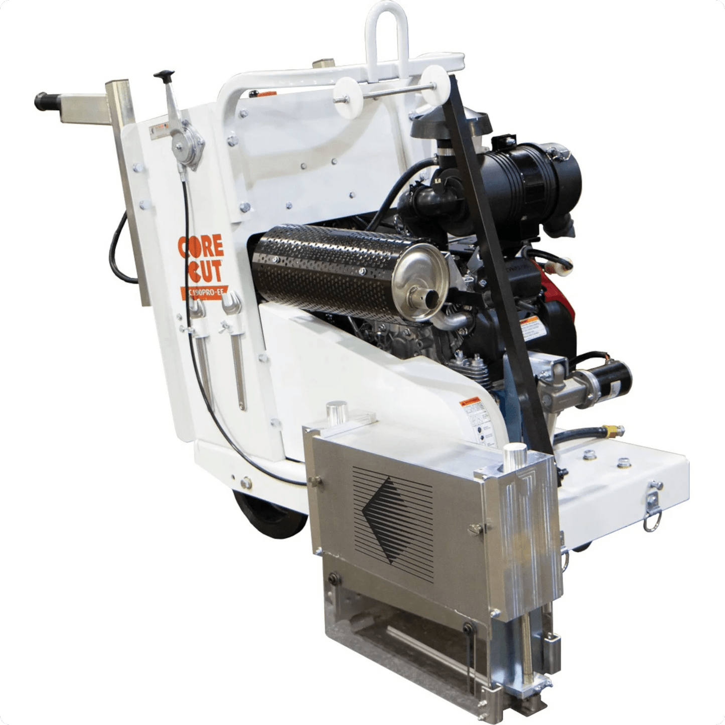 Core Cut gas soft cut concrete saw front view