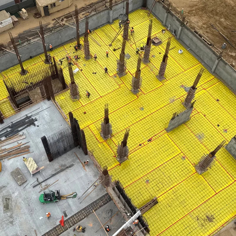 Stego Term Bar 42" X 1.125" Concrete Barrier Securing Flexible Design With Pre-drilled Holes - Jobsite Hero 2