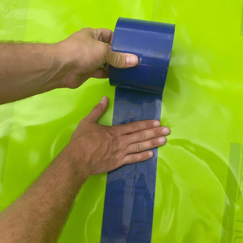 Stegohome 10 Mil Vapor Barrier - Green 12' X 50' Foundation Superior Moisture Protection - Tape Application