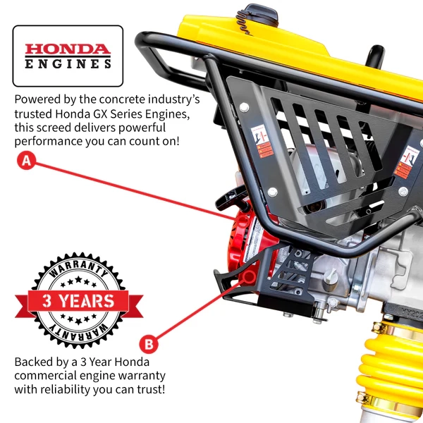 Tamping Rammer - Gas - Honda GXR120 - 3.6HP - JX60H