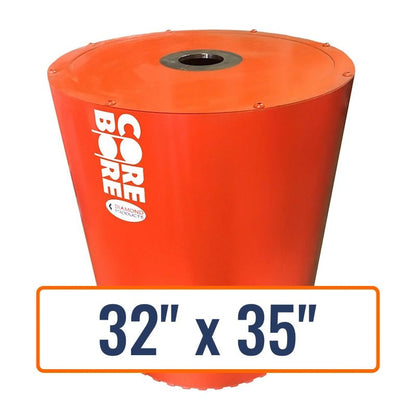 Diamond Products 32" x 35" Large Diameter Core Bit with A-Flange Hub