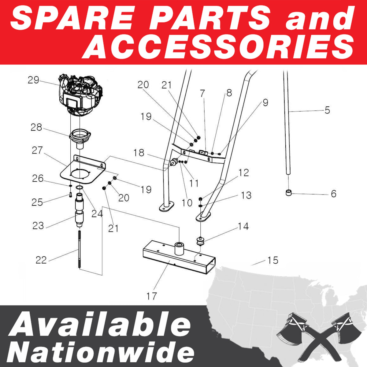Carburetor Replacement Spare Part for Honda GX35 4-Stroke Engine