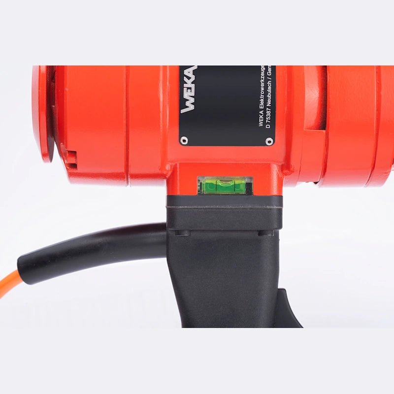 Weka DK13 Diamond Core Drill: 14 AMP, 110V; high-precision wet drilling; 580-2900 RPM; lightweight 25.7 lbs for easy use.