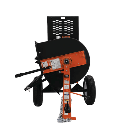 Brave Mortar Mixer with 8 cubic foot poly drum, Honda GX240 engine, safety features, and efficient design for smooth mixing.