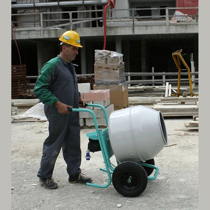 Durable and efficient Electric Concrete Mixer by IMER USA with 5 cubic feet capacity, perfect for small to medium projects.